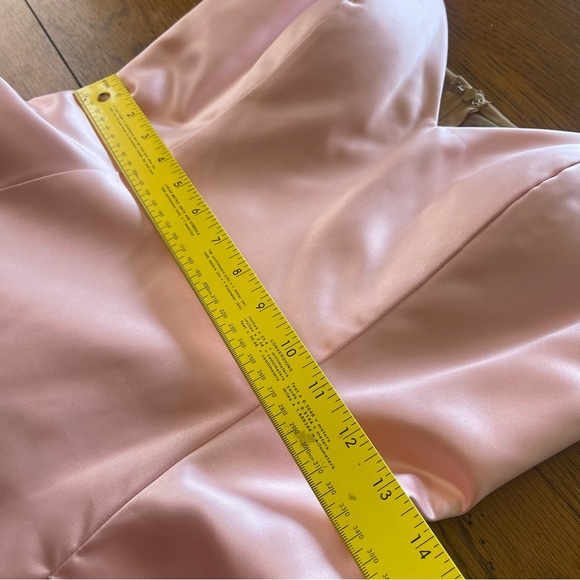 Sherri Hill  50548 blush pink rhinestone cap sleeve  short  dress 10 - Picture 11 of 16